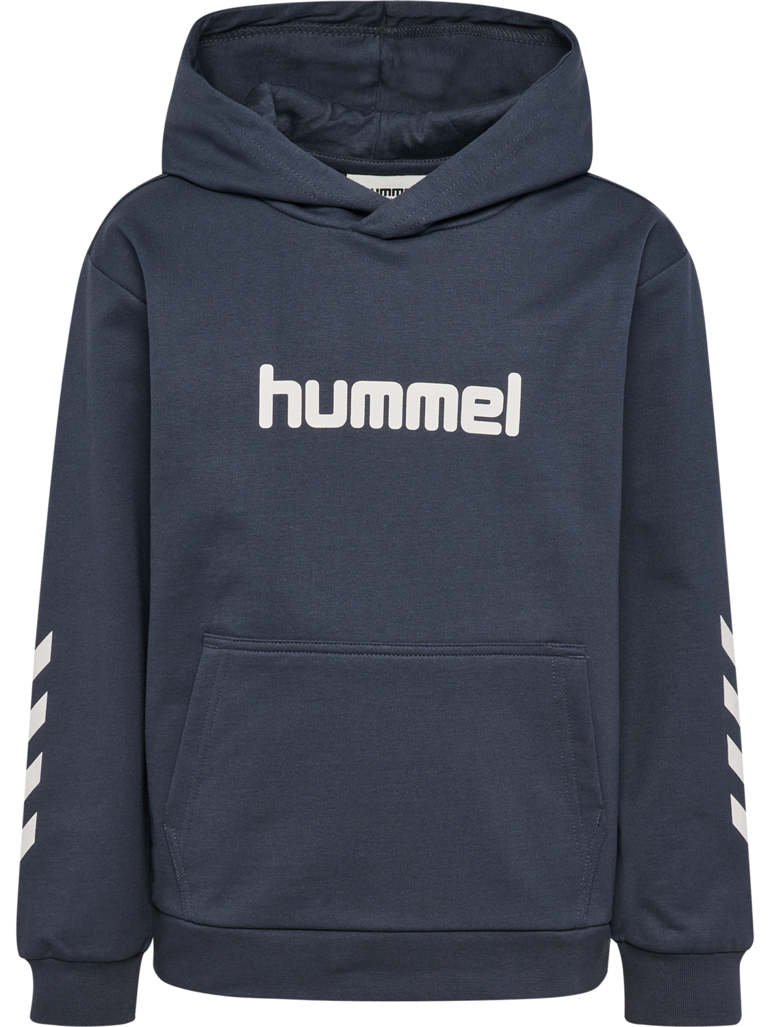 hmlJR REG LOGO HOODIE, OMBRE BLUE, packshot