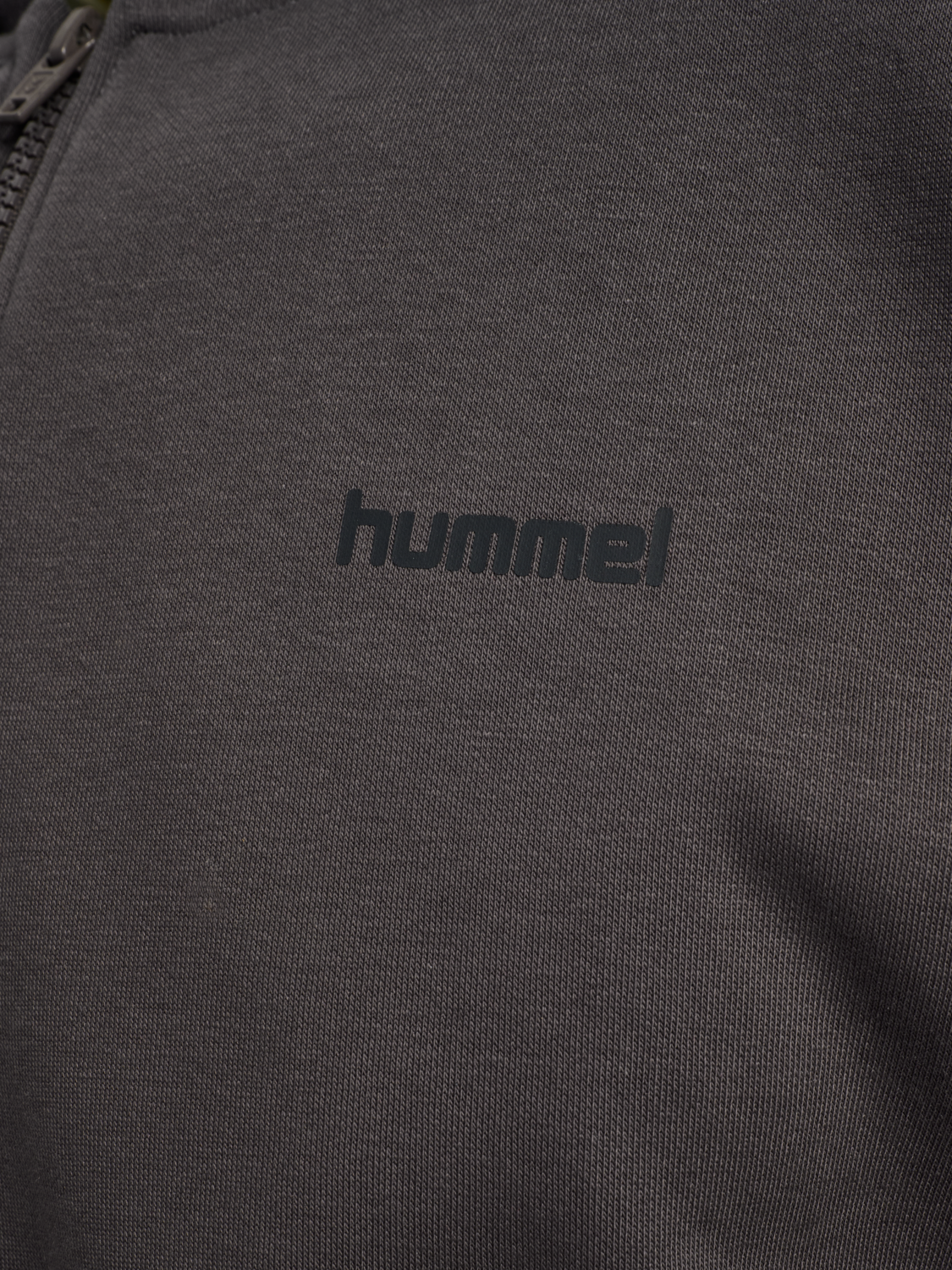 hmlKEEPER CHEVRON ZIP HOODIE, SHALE, packshot