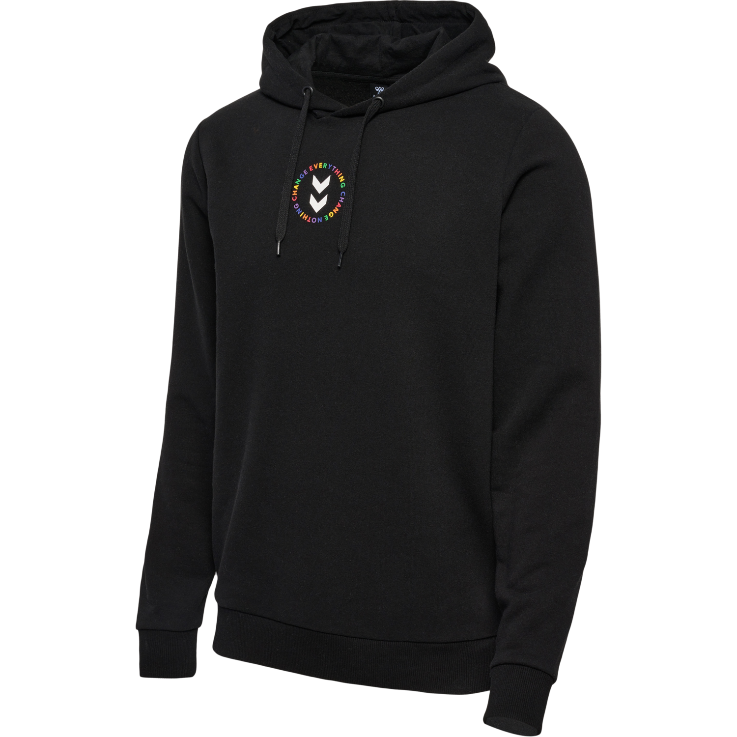 hmlEVERYTHING NOTHING HOODIE, BLACK, packshot