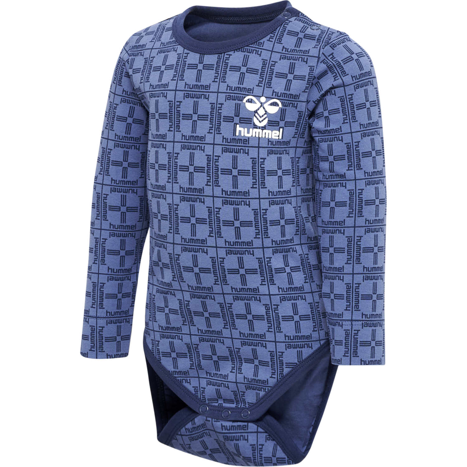 hmlCHECK BODY L/S, BLUE HORIZON, packshot