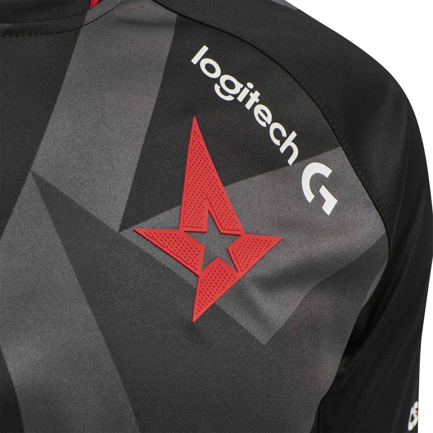 ASTRALIS 20/21 GAME JERSEY S/S_KIDS, BLACK W/LOGO, packshot