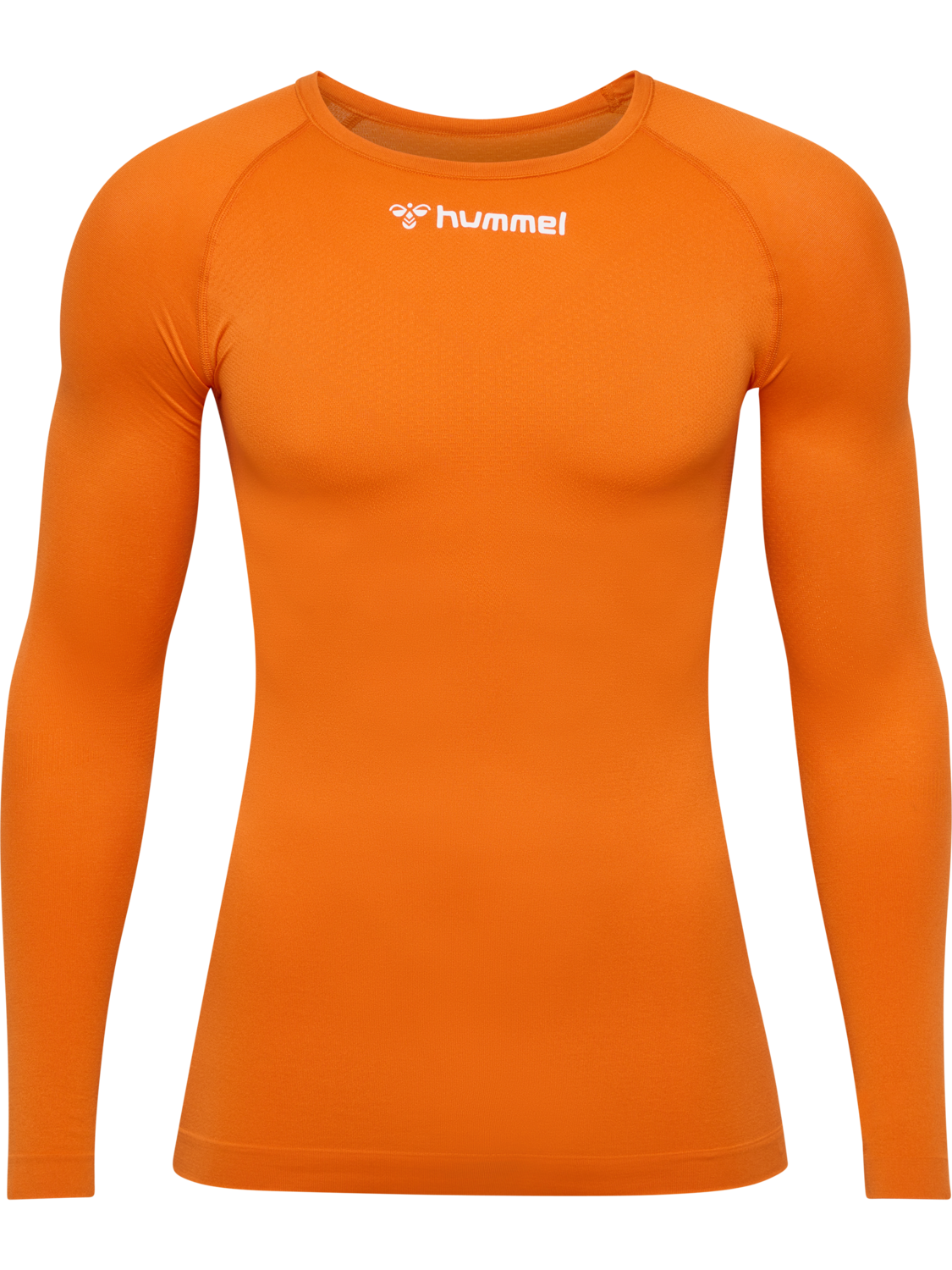 hmlBL COMFORT 2.0 TEE L/S, ORANGE TIGER, packshot