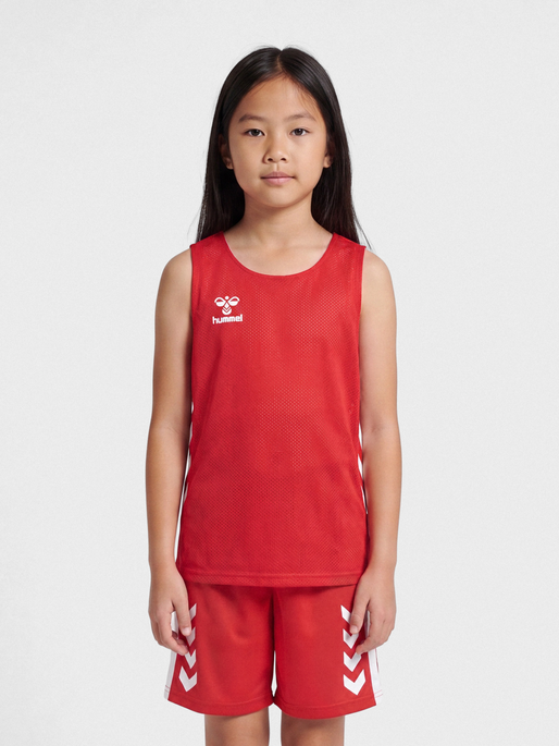 hmlCORE XK REVERSE BASKET JERSEY KI, TRUE RED/WHITE, model
