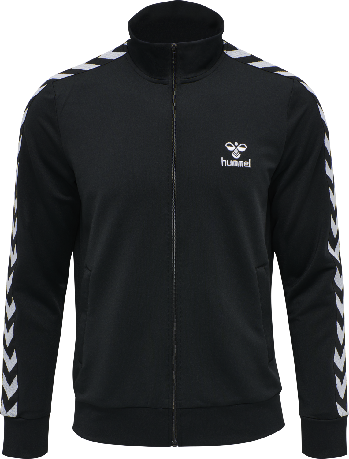 hmlNATHAN 2.0 ZIP JACKET, BLACK, packshot