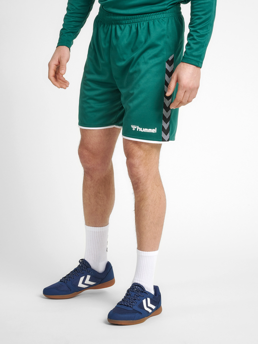 hmlAUTHENTIC POLY SHORTS, EVERGREEN, model