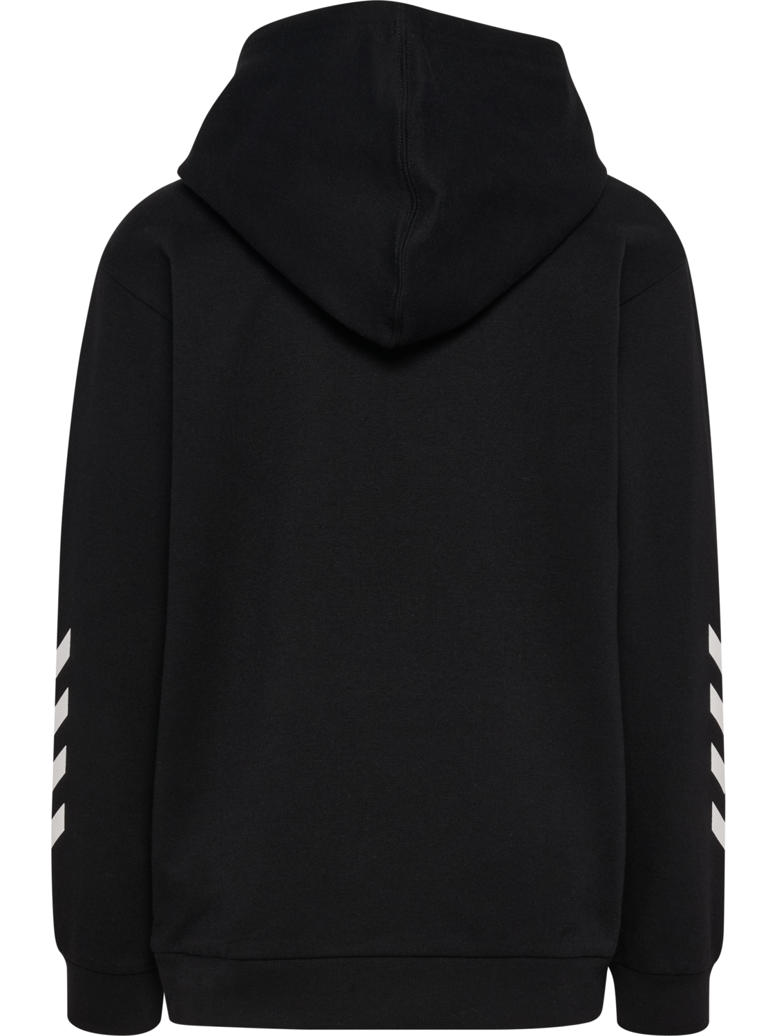 hmlJR REG LOGO HOODIE, BLACK, packshot