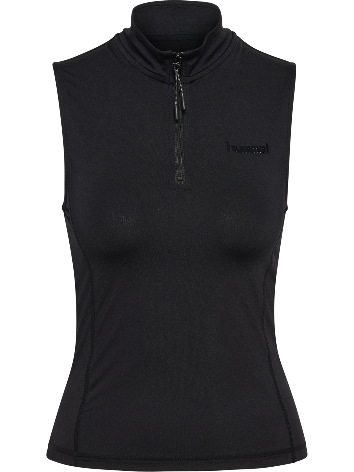hmlPRIMA HALF ZIP TOP, BLACK, packshot