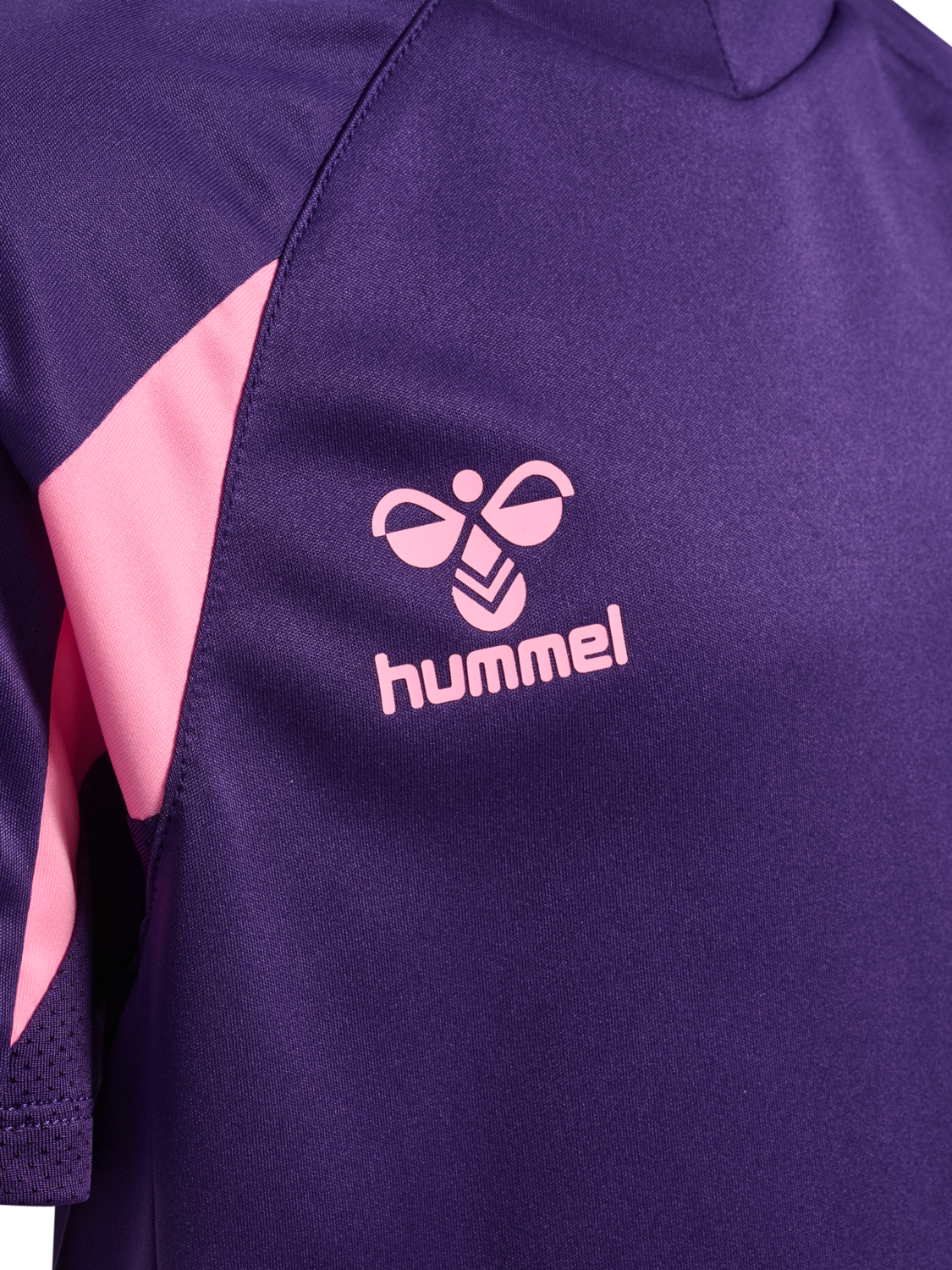 hmlCORE 2.0 JERSEY S/S KIDS, ACAI/COTTON CANDY, packshot