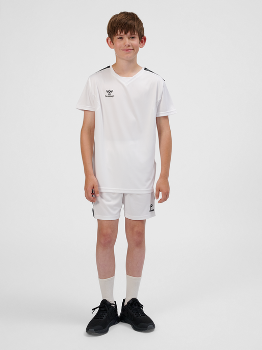 hmlAUTHENTIC PL JERSEY S/S KIDS, WHITE, model