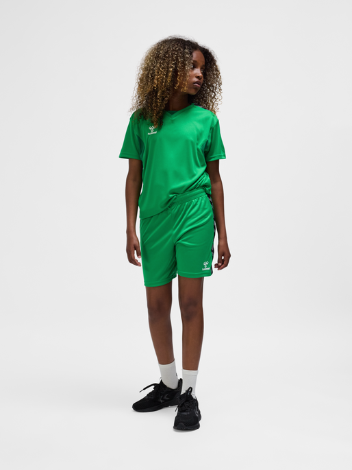 hmlAUTHENTIC PL SHORTS KIDS, JELLY BEAN, model