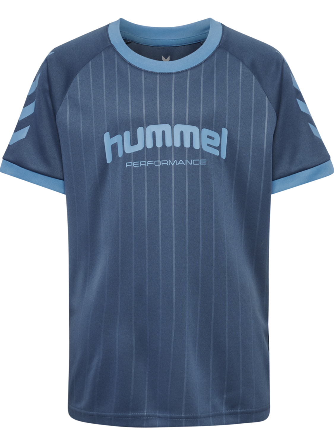 hmlJR GOAL STRIPE SET, BERING SEA, packshot