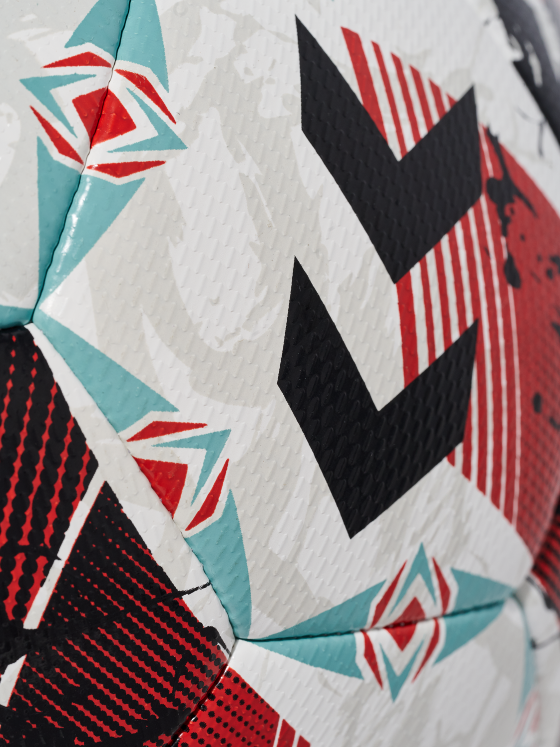 hmlINSPIRE TRAINING FB, RED/WHITE/TEAL, packshot