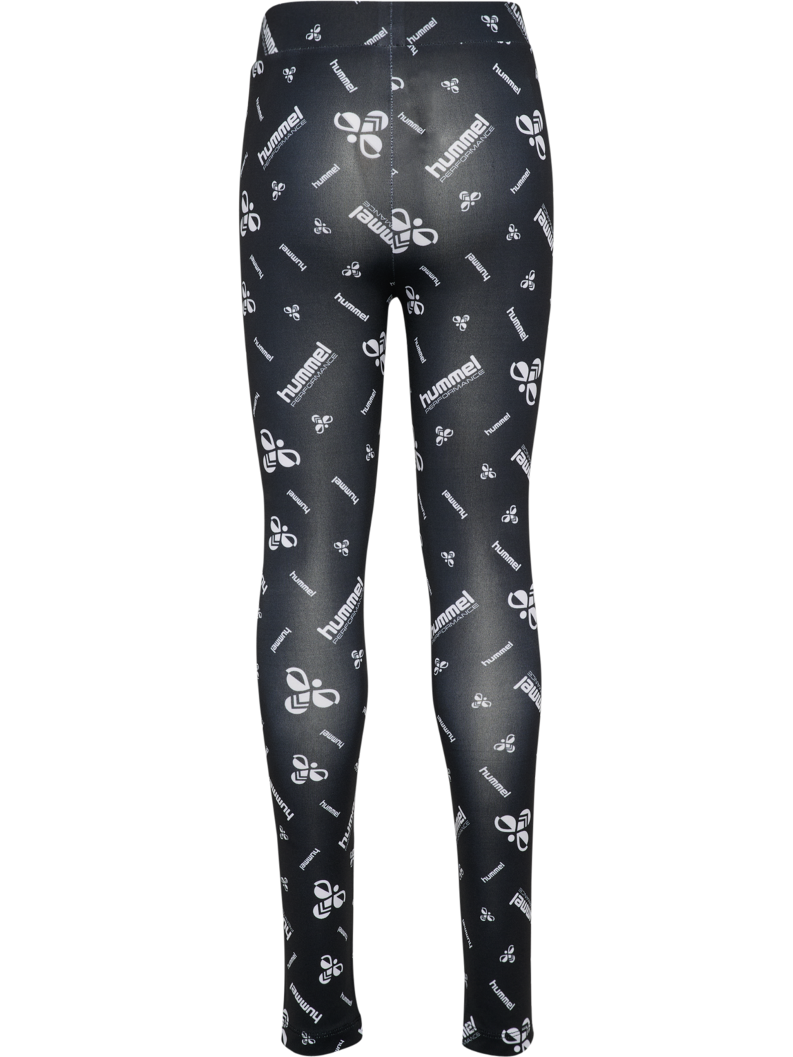 hmlJR GYM TIGHTS, BLACK/WHITE, packshot