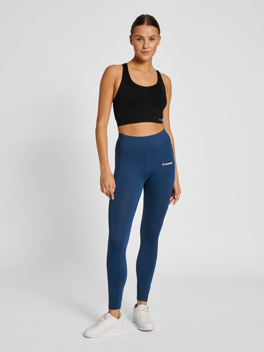 hmlMT CHIPO MID WAIST TIGHTS, INSIGNIA BLUE, model