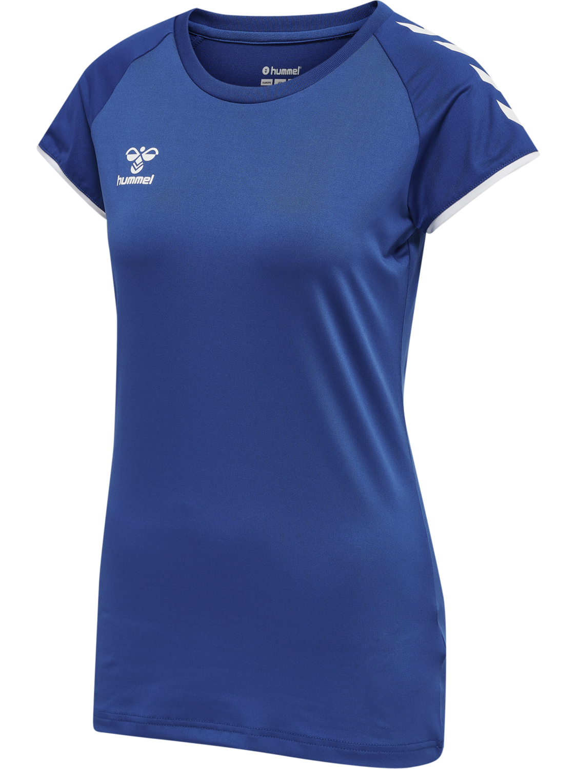hmlCORE VOLLEY STRETCH TEE WO, TRUE BLUE, packshot