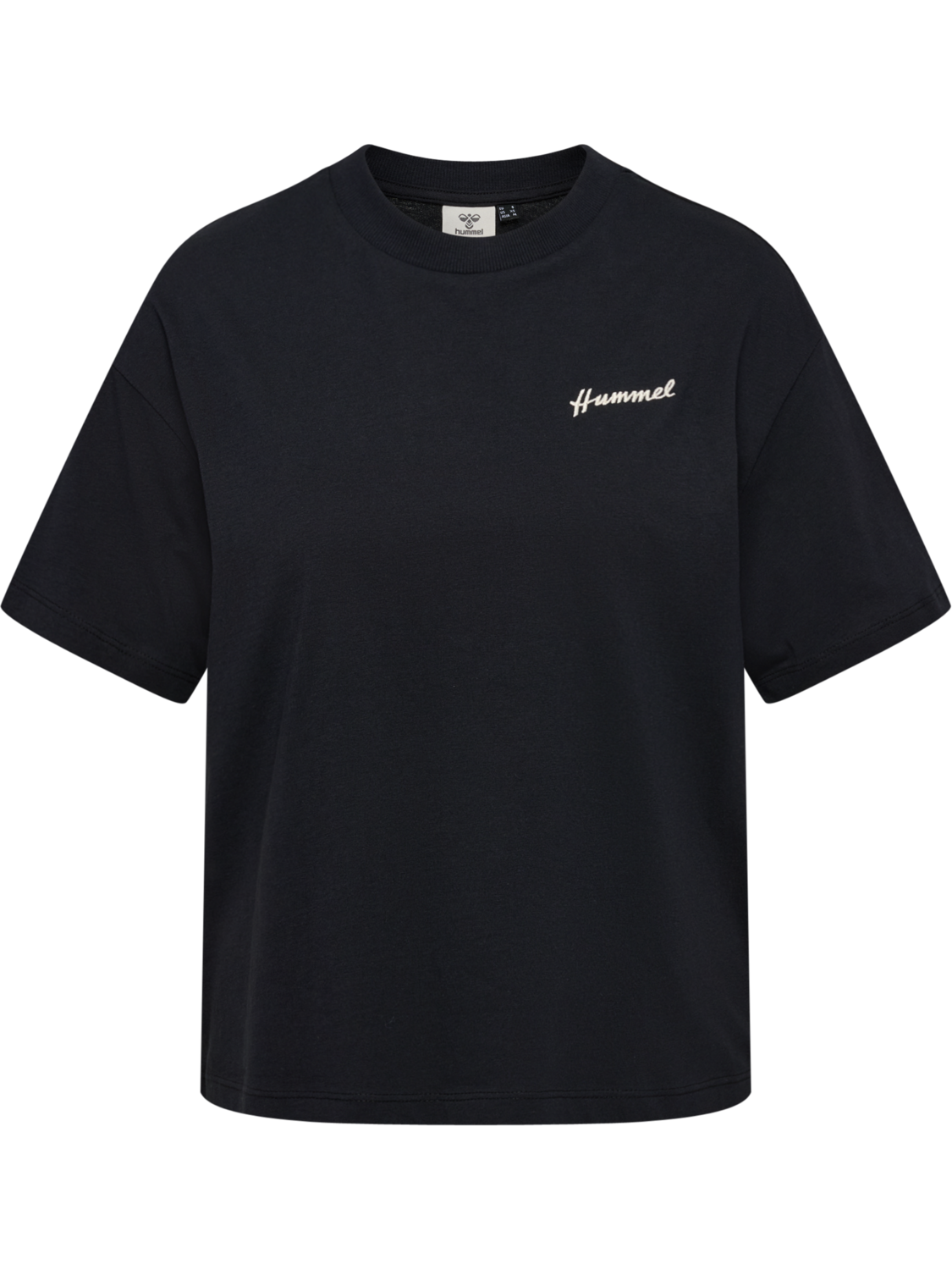 hmlCLUB W T-SHIRT S/S, BLACK, packshot