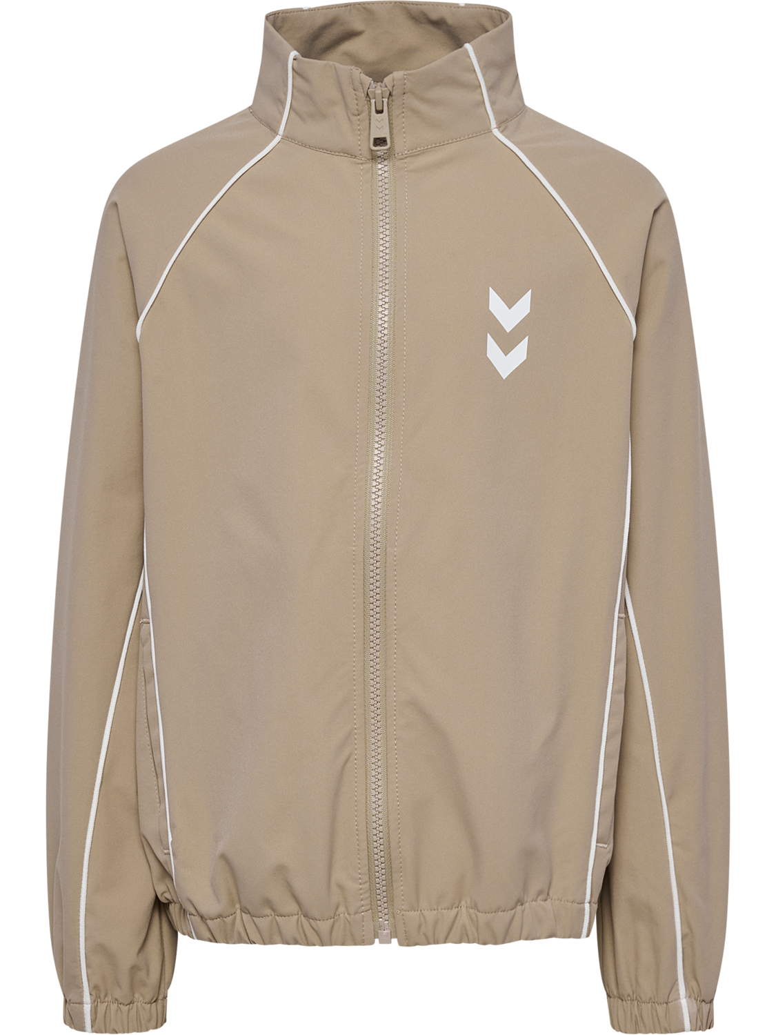 hmlJR STREET TRACKSUIT JACKET, SILVER MINK, packshot