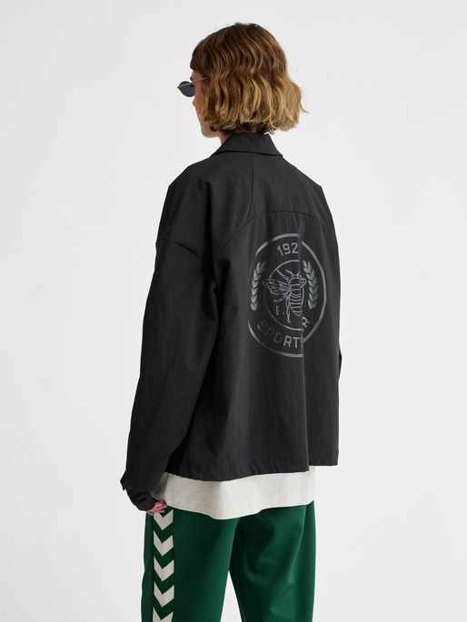 hmlCOACH JACKET HSW, BLACK, model