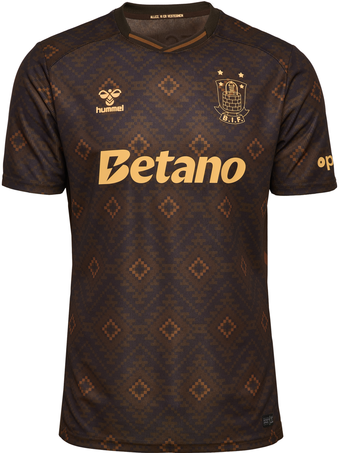 BIF 25/26 THIRD JERSEY S/S, BROWN, packshot