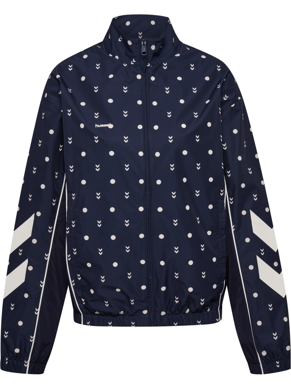 hmlI-D RIPSTOP TRACK JACKET, NIGHT SKY/MARSHMALLOW, packshot
