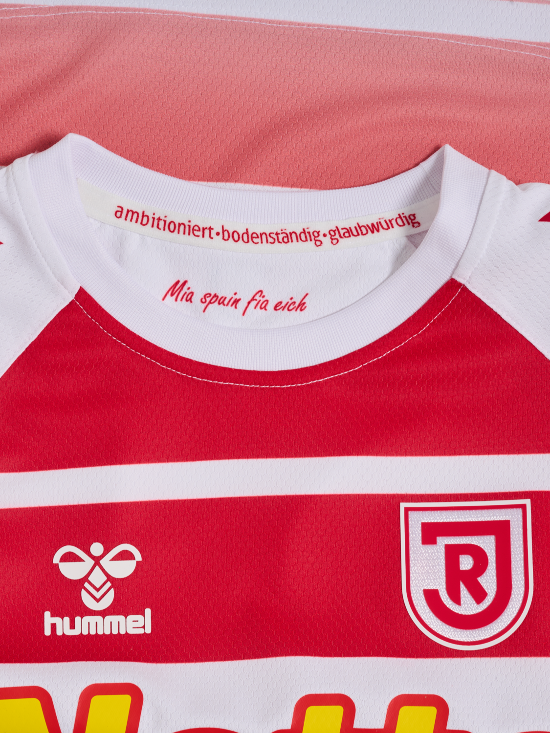 RGB 23/24 HOME JERSEY S/S KIDS, WHITE/TRUE RED, packshot