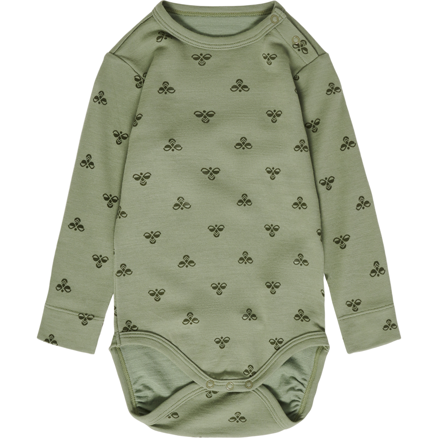 hmlBAMBO BODY LS, OIL GREEN, packshot
