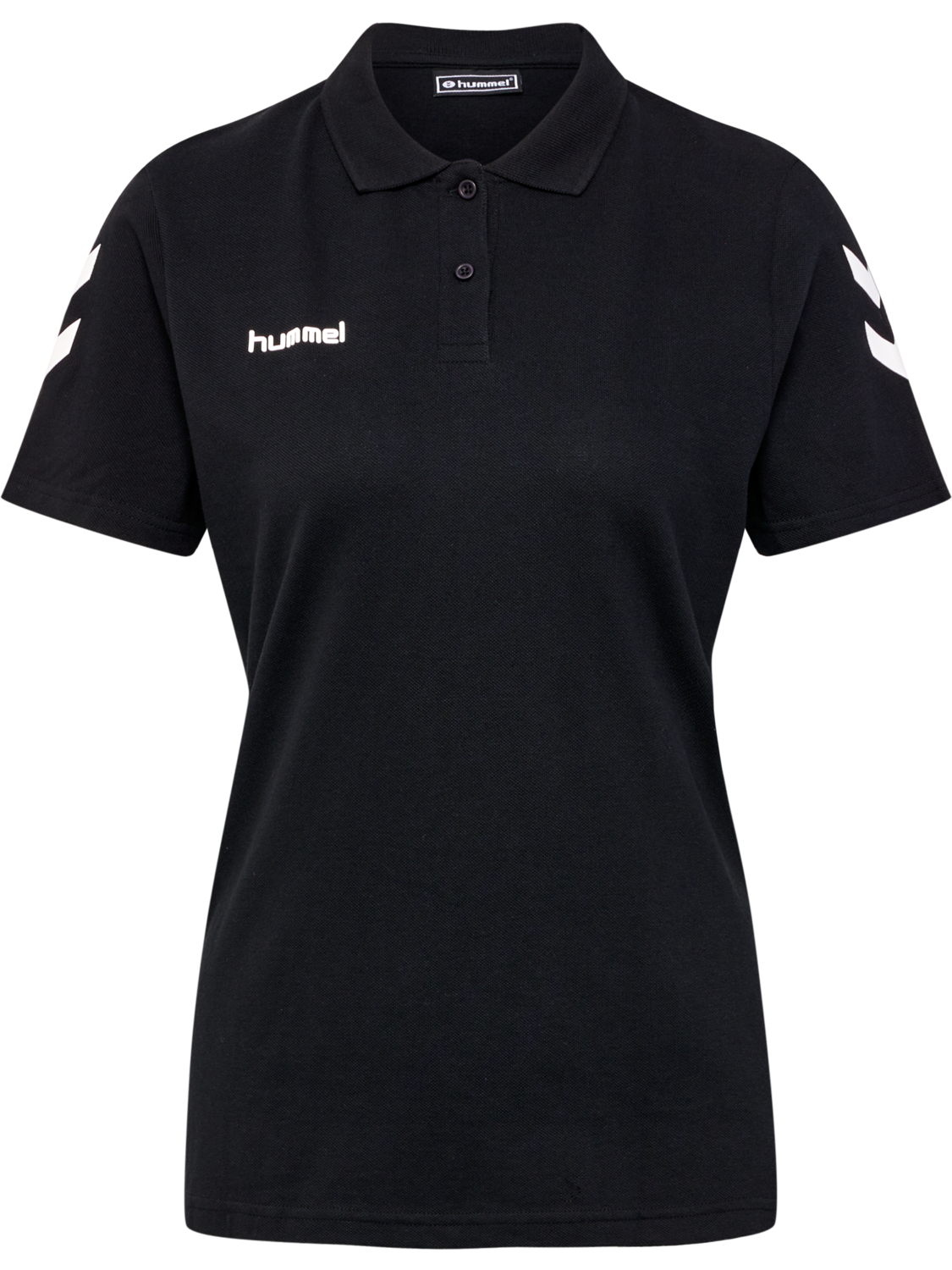 HMLGO COTTON POLO WO, BLACK, packshot