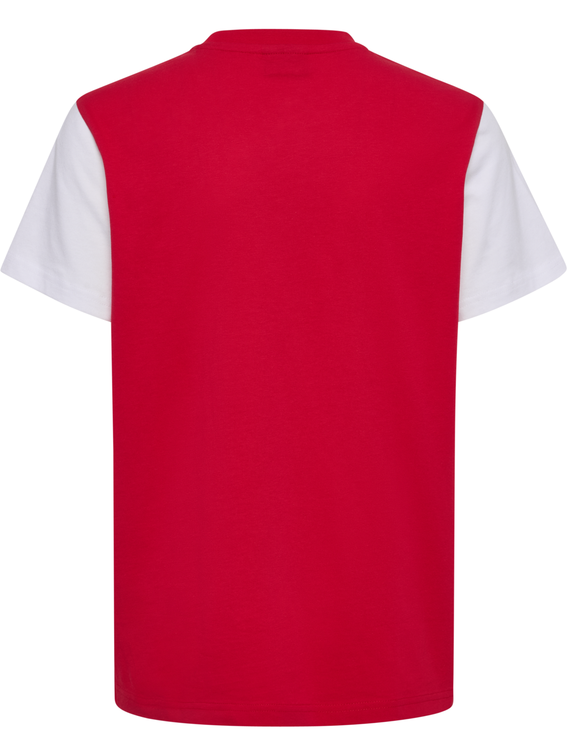 DBU 26 FAN RED-WHITE TEE SS KIDS, TANGO RED/WHITE, packshot