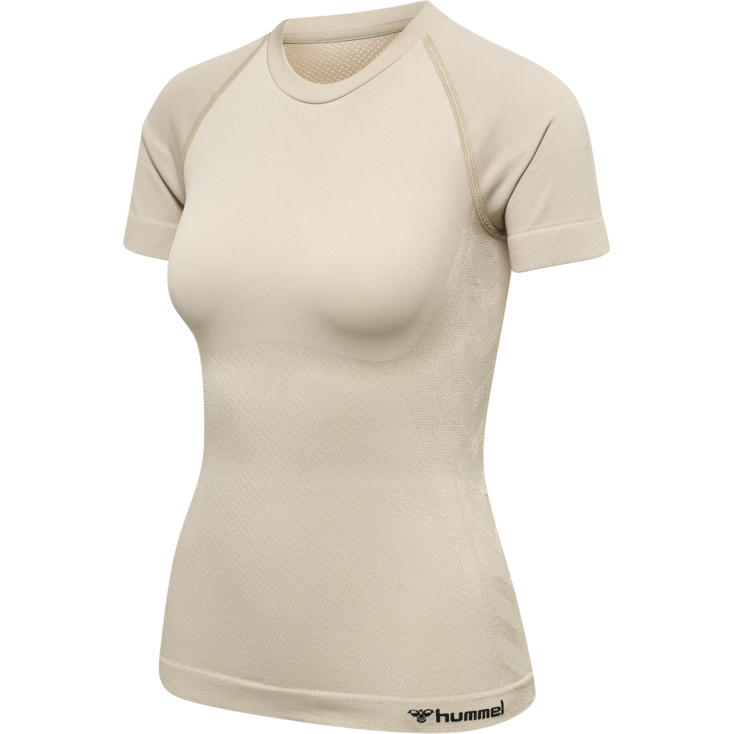 hmlCLEA SEAMLESS TIGHT T-SHIRT, CHATEAU GRAY, packshot