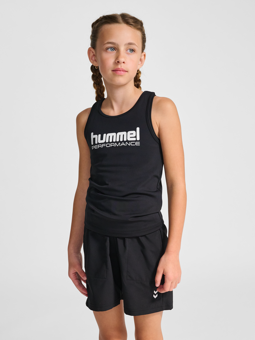 hmlJR PULSE TOP, BLACK, model