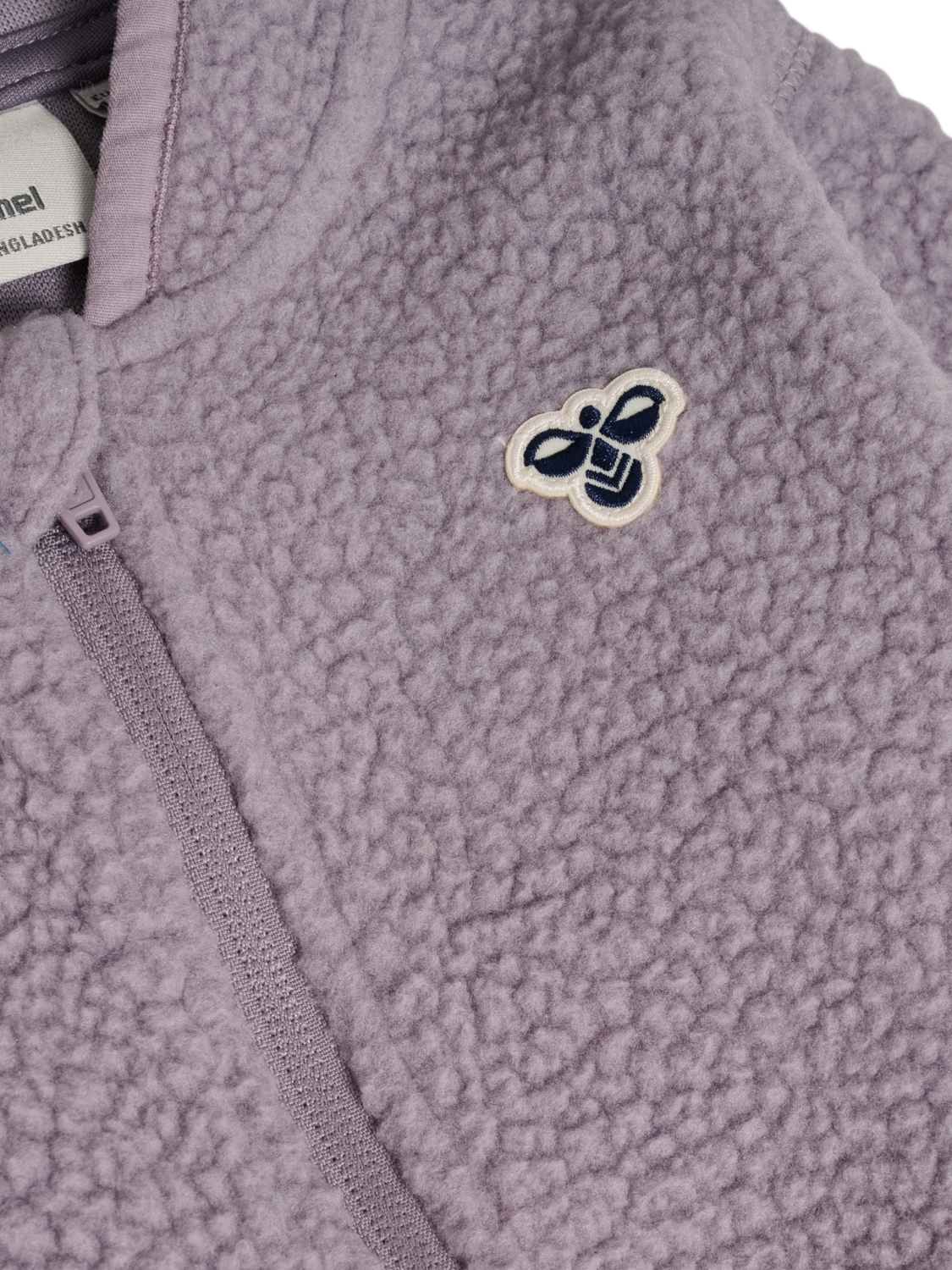 hmlMINI ATLAS FLEECE ZIP SUIT, GRAY RIDGE, packshot