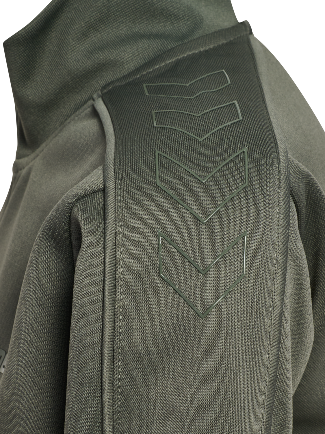 hmlJR REG LOGO TRACK SUIT, CASTOR GRAY, packshot