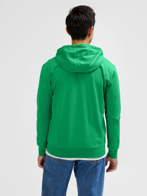 hmlGO 2.0 ZIP HOODIE, JELLY BEAN, model