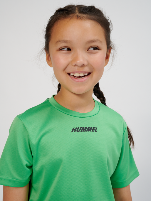 hmlMULTI PL JERSEY KIDS, POISON GREEN, model