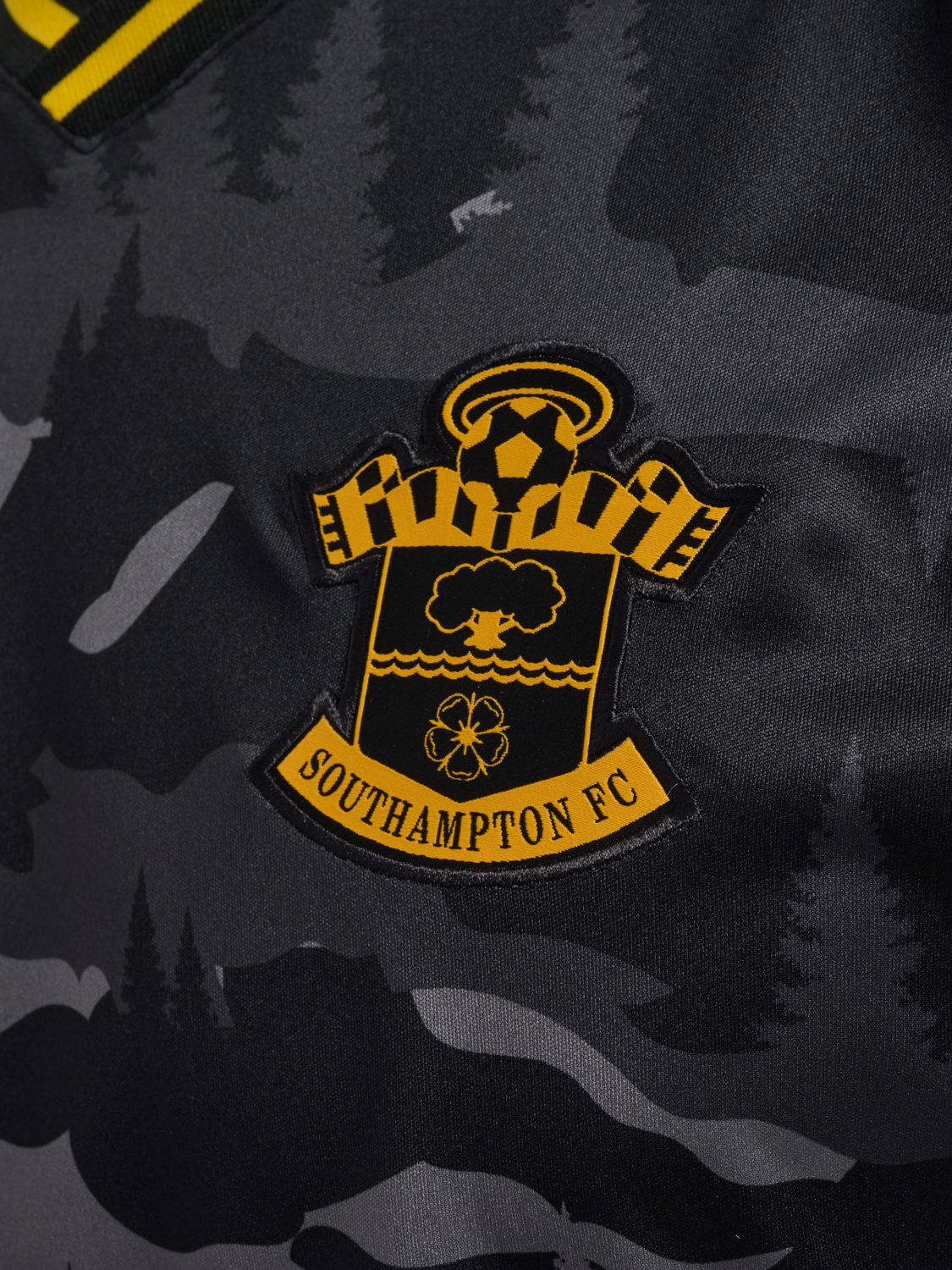 SOU 23/24 THIRD JERSEY S/S, BLACK/DANDELION, packshot