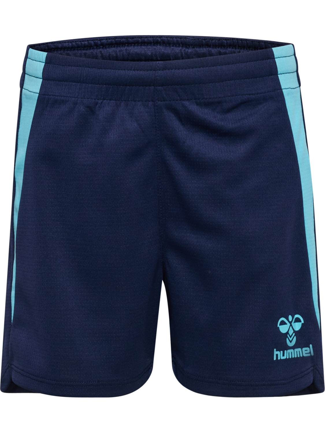 hmlLEAD 2.0 SHORTS KIDS, MARINE/BLUE FISH, packshot