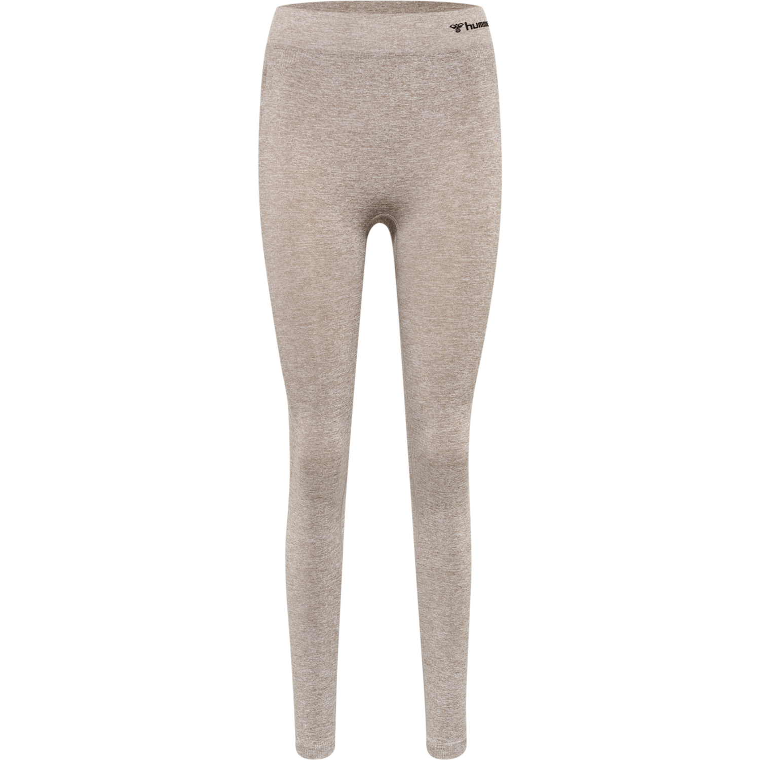 hmlCI SEAMLESS MID WAIST TIGHTS, DRIFTWOOD MELANGE, packshot