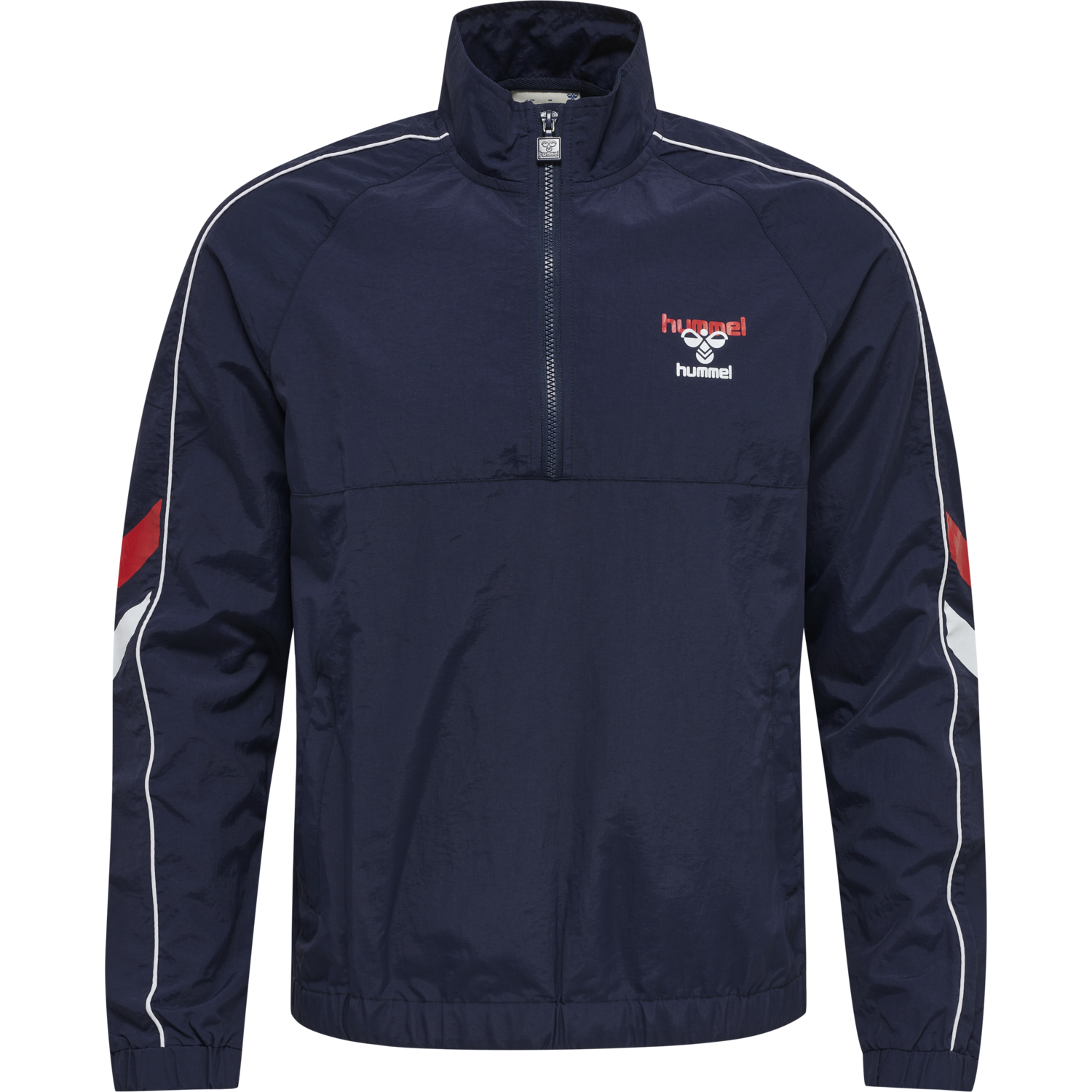 hmlIC BELVILLE WOV. HALF ZIP JACKET, PEACOAT, packshot