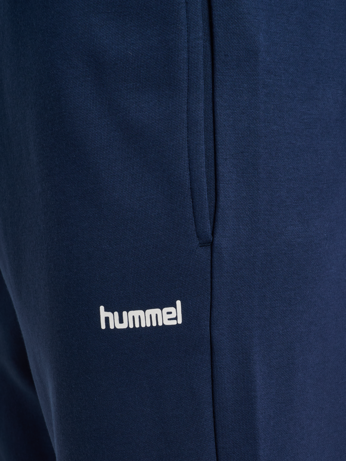 hmlSW CHEVRON ATHLETIC SWEAT PANTS, DRESS BLUES, packshot