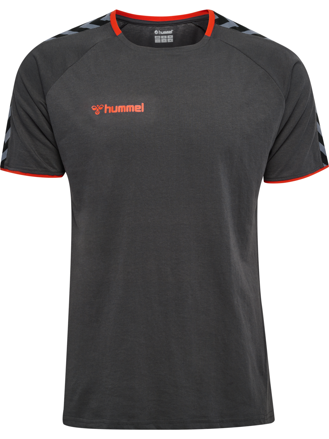 hmlAUTHENTIC TRAINING TEE, ASPHALT, packshot