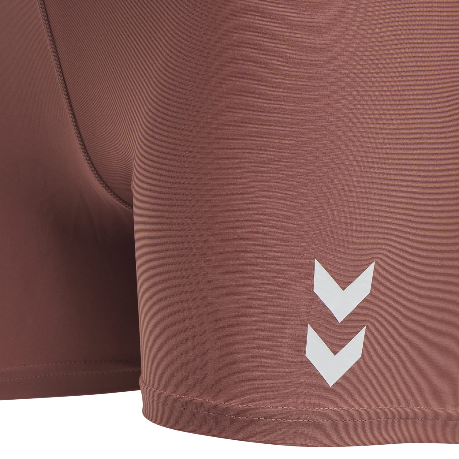 hmlTE TOLA HW TIGHT SHORTS, WITHERED ROSE, packshot