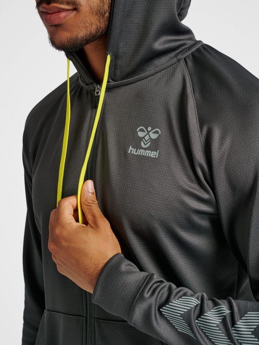 hmlGG12 ACTION ZIP HOODIE, 2162, model