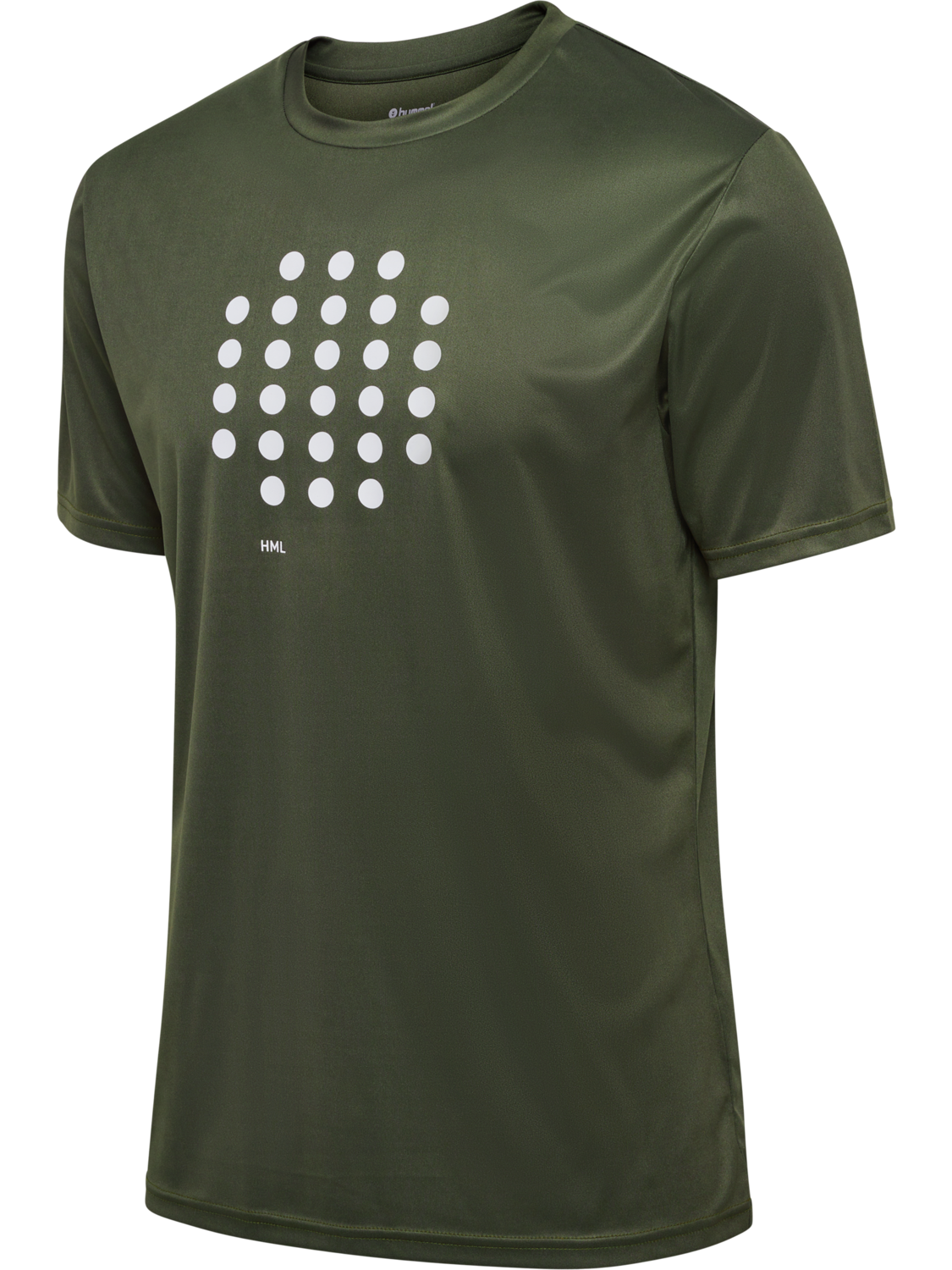 hmlACTIVE COURT PL JERSEY S/S, OLIVE NIGHT, packshot