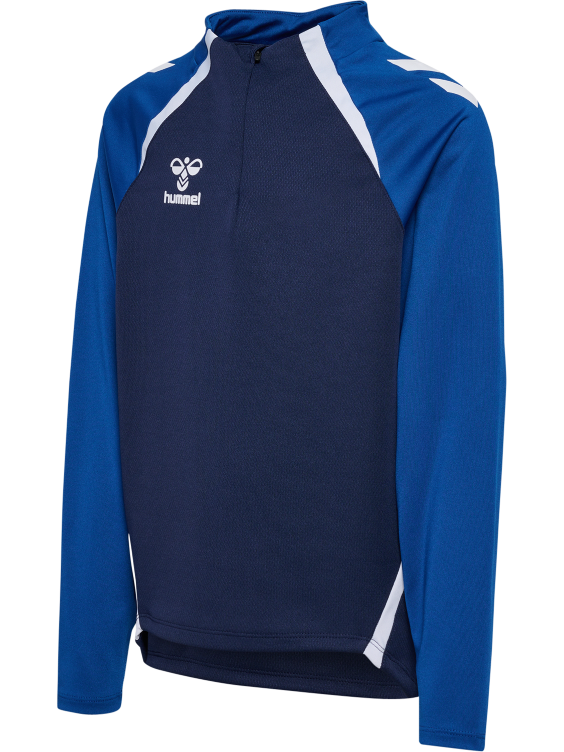 hmlLEAD 2.0 HALF ZIP KIDS, MARINE/TRUE BLUE, packshot