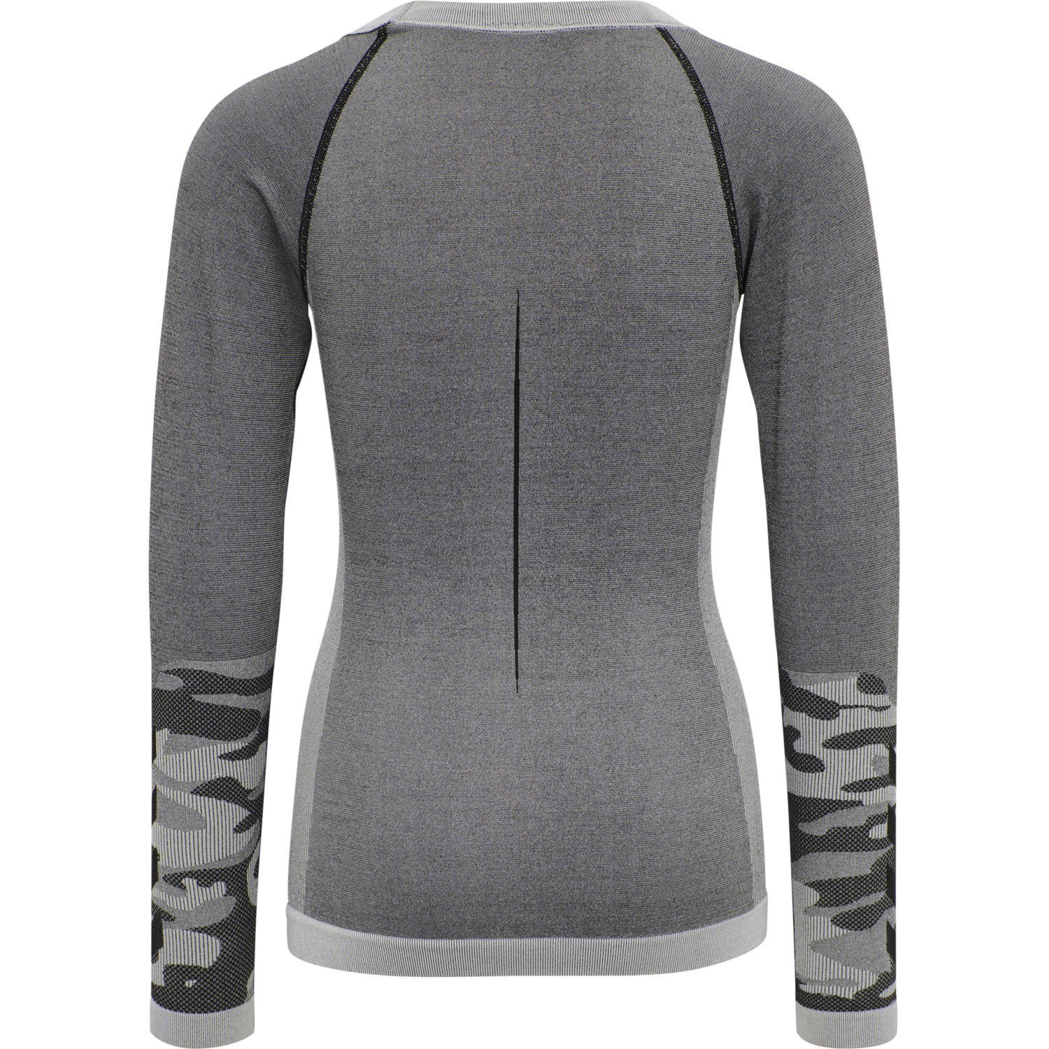 hmlMAX SEAMLESS T-SHIRT L/S, MEDIUM MELANGE, packshot