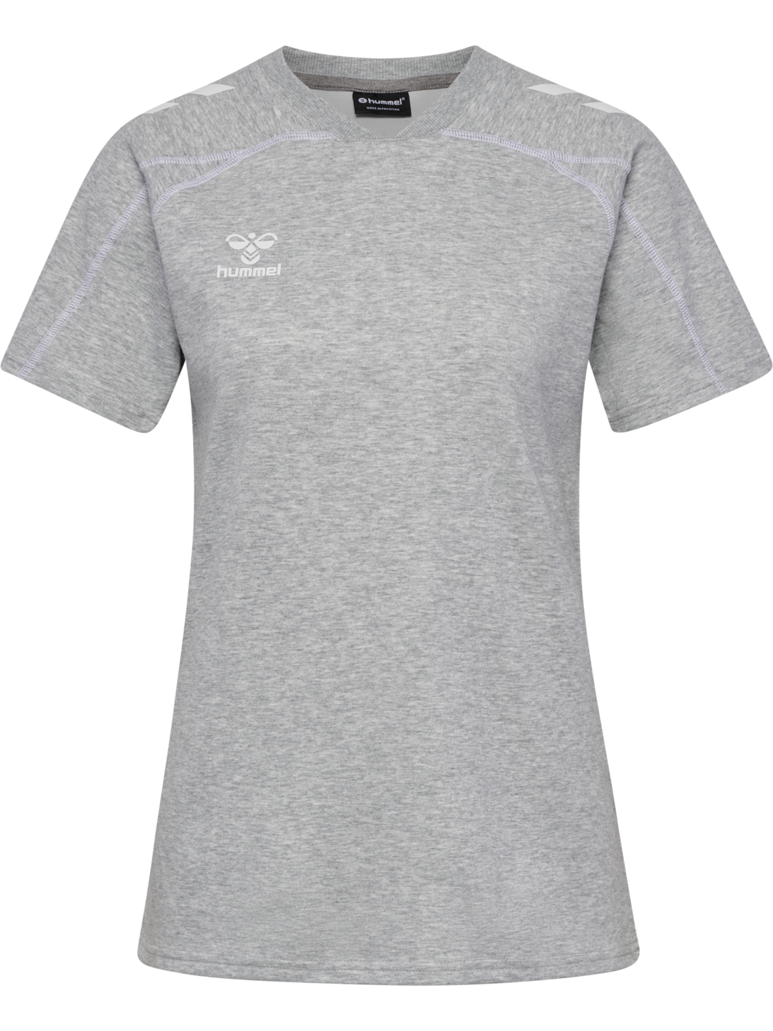 hmlMOVE 2.0 T-SHIRT S/S WOMAN, GREY MELANGE, packshot