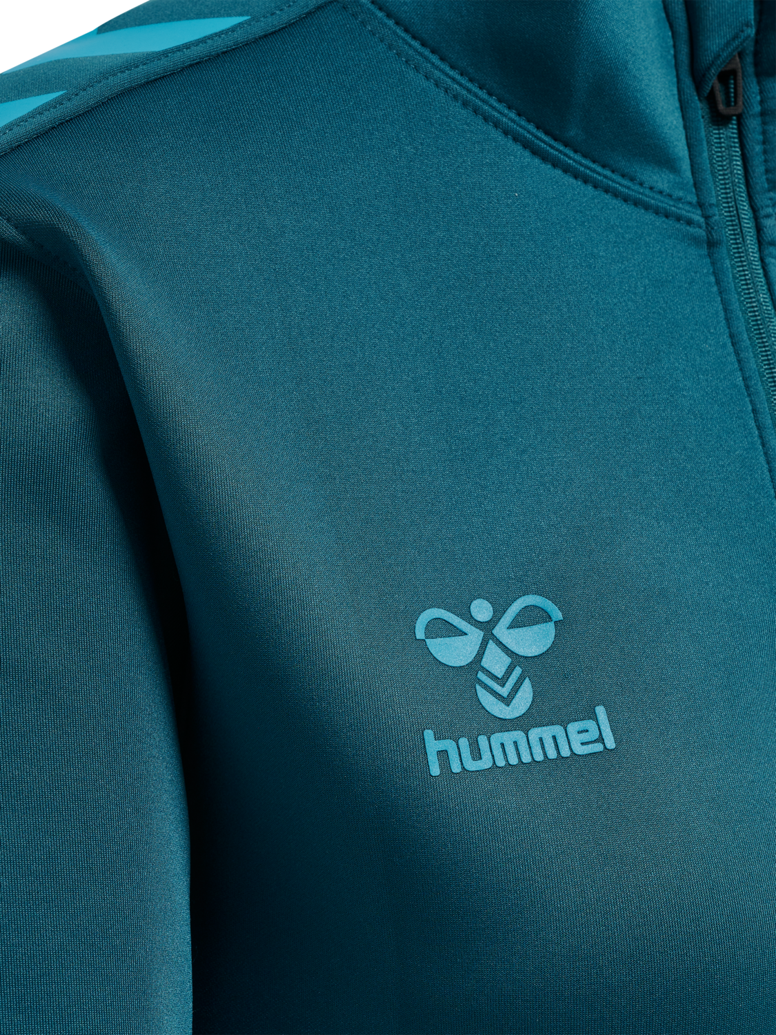 hmlCORE XK HALF ZIP SWEAT WOMAN, BLUE CORAL, packshot