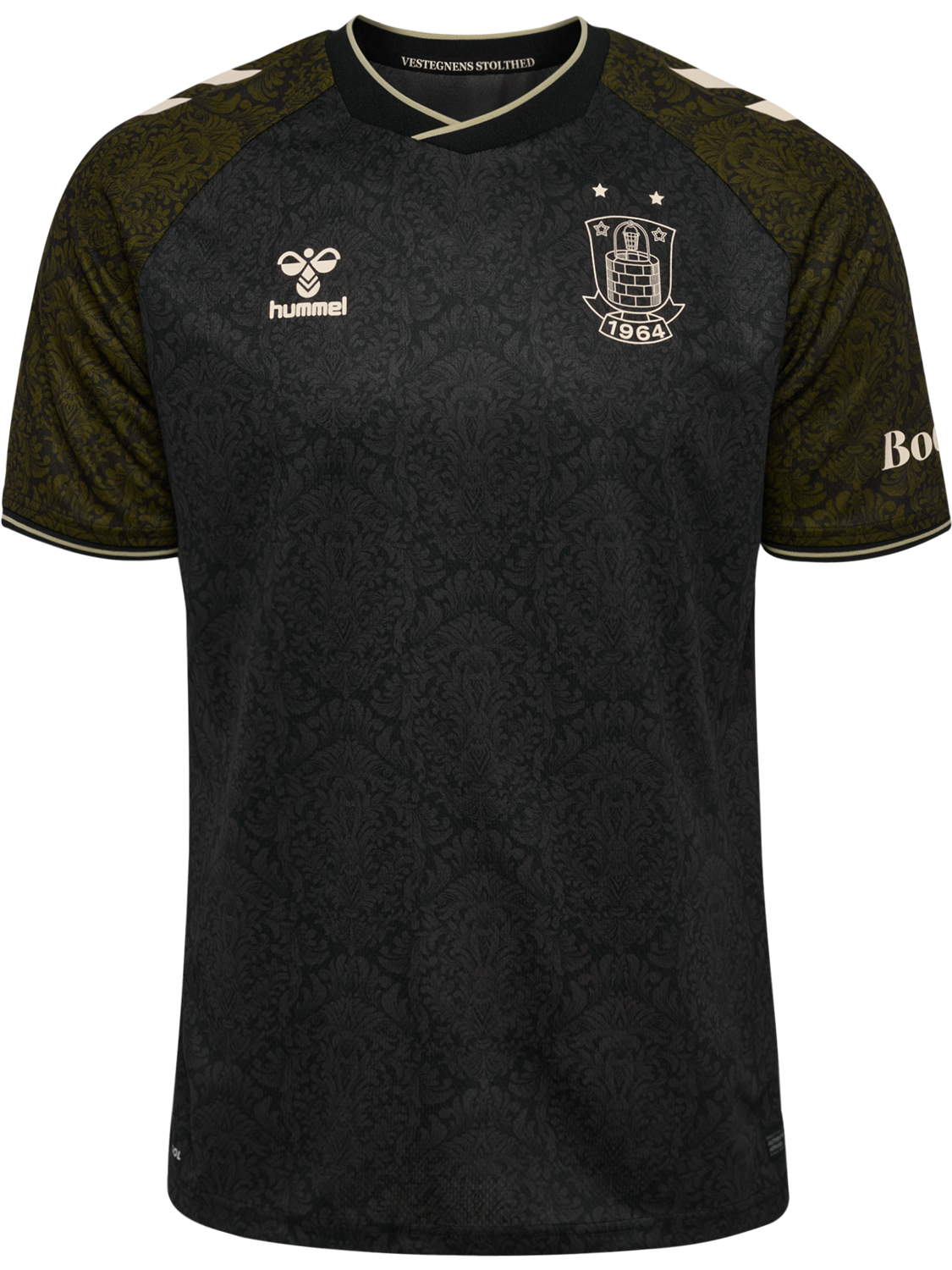 BIF 24/25 THIRD JERSEY S/S, CAVIAR/FIR GREEN, packshot