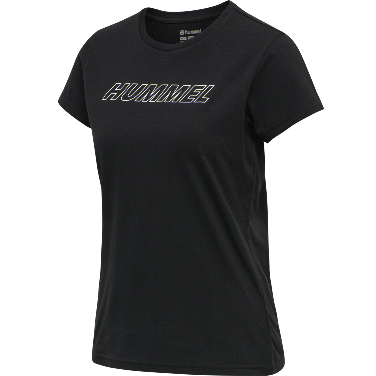 hmlTE CALI COTTON T-SHIRT, BLACK, packshot