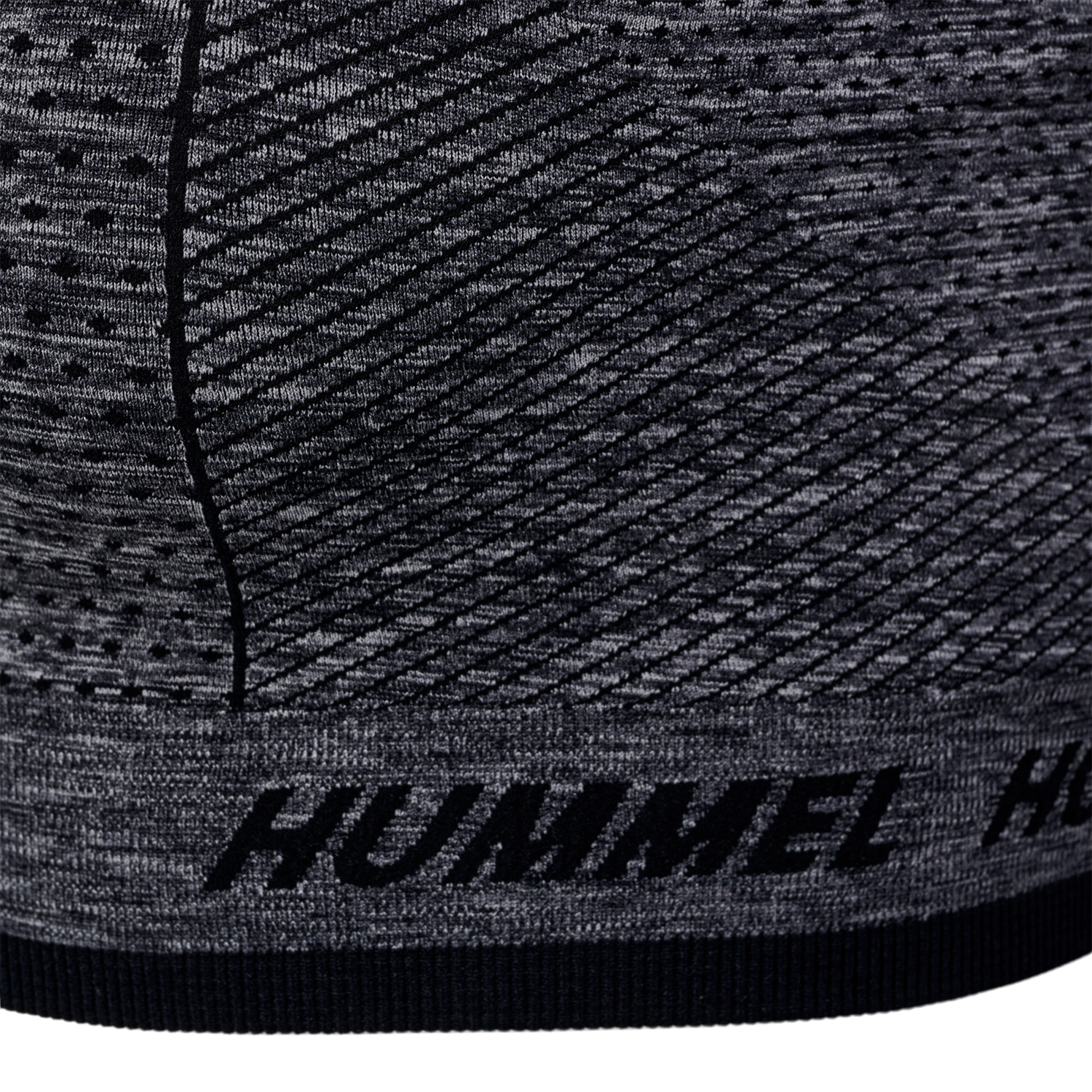 hmlTE CAMI SEAMLESS SPORTS TOP, BLACK MELANGE, packshot